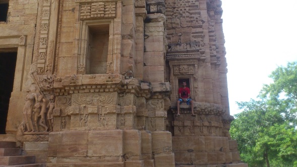 Perched on a 9th century temple, in Gwalior